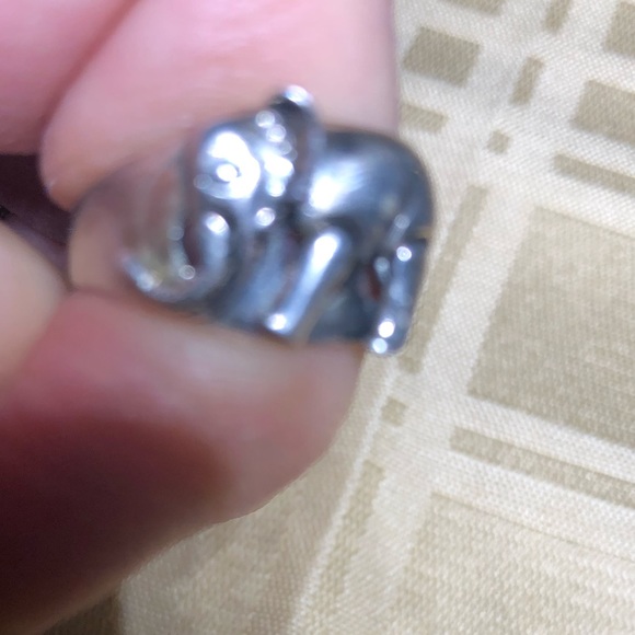 Elephant ring - sterling silver - Picture 2 of 2